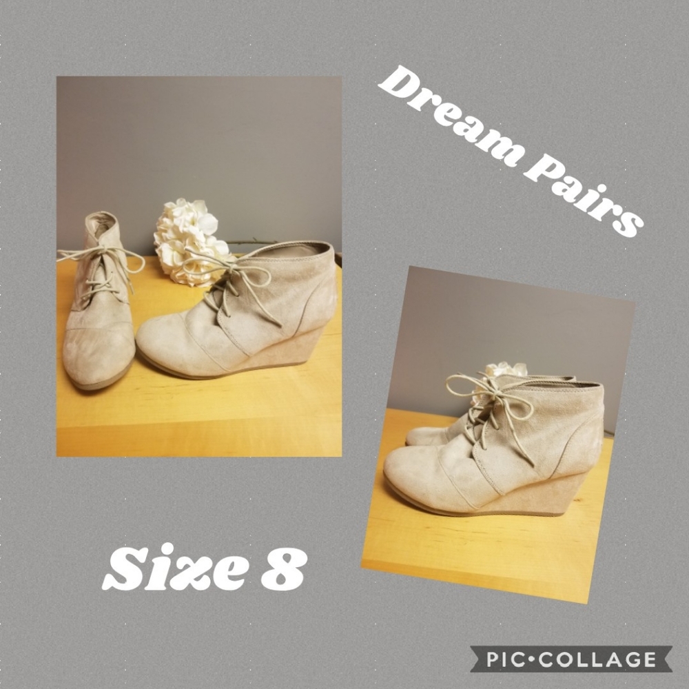 Dream Pairs Thomson size 8 wedge bootie